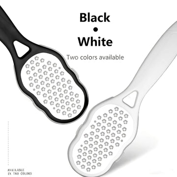 Exfoliador Profesional de Pies y Amoladora de Uñas - Herramienta de Plástico Resistente con Doble Agarre, Diseño Antioxido y Alta Calidad - Para Hogar, Salón, Pedicura - Previene Infecciones Fúngicas y Pie de Atleta - Esencial para Hombres y Mujeres, Man
