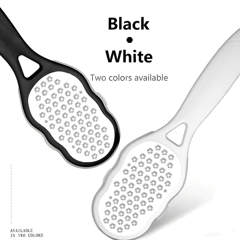 Exfoliador Profesional de Pies y Amoladora de Uñas - Herramienta de Plástico Resistente con Doble Agarre, Diseño Antioxido y Alta Calidad - Para Hogar, Salón, Pedicura - Previene Infecciones Fúngicas y Pie de Atleta - Esencial para Hombres y Mujeres, Man