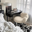 1 banco de vestir, silla estilo crema para maquillaje, escritorio y sillón de computadora, un gran artículo decorativo moderno para el hogar