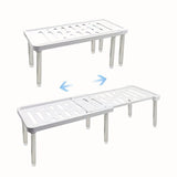 Estante extensible multifuncional de 1 pieza, accesorios de cocina, organizador de especias, tamaño grande, estante de almacenamiento para utensilios de cocina, separador de gabinete, organizador de ollas. Estante de almacenamiento extensible para debajo