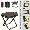 Taburete Plegable de Aleación Ligera con Marco - 1pc Portátil para Acampar y Picnic al Aire Libre con Mochila, Ideal para Adolescentes, Accesorios de Pesca