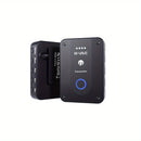 Sistema de micrófono inalámbrico WP-9 de 2,4 GHz con monitor de auriculares, transmisor y receptor recargable por USB-C, funcionalidad de estéreo/mono/silencio, conectividad universal, alimentado por batería de litio
