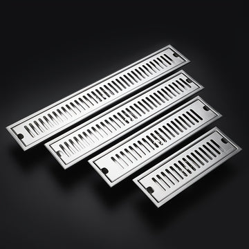 1 Pieza, Desagüe De Piso De Forma Alargada, Filtro De Acero Inoxidable Engrosado De Gran Desplazamiento, Desagüe De Piso A Prueba De Olores, Para Sala De Ducha De Hotel, Accesorios De Baño