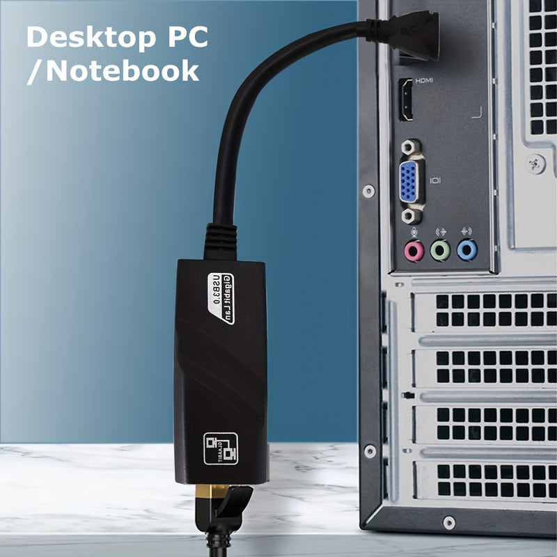Adaptador de Ethernet USB 3.0 de 1000Mbps/100Mbps, tarjeta de red RJ45 para PC/Portátil, compatible con Smartthings, alimentado por USB, tensión de funcionamiento ≤36V
