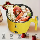 [1pc Olla Eléctrica Multiusos] 1pc Olla Eléctrica, Doble Configuración de Potencia, Cuerpo de Plástico Antiadherente, Fondo de Calentamiento Completo, Control de Temperatura Dual, Fácil Limpieza, Olla Eléctrica de Estofado para Interiores, 110V-130V, Enc