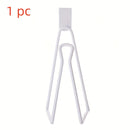 Soporte para papel higiénico de acero inoxidable montado en la pared, 1 unidad, pintado para fácil instalación y ahorro de espacio, ideal para baños y exteriores