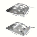 1pc Soporte Elegante para Cepillos de Dientes de Acero Inoxidable - Montaje en Pared, Sin Taladro, con 2 o 3 Ranuras, Incluye Almacenamiento para Maquinillas de Afeitar - Perfecto para Baños Modernos