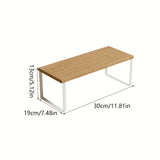 Organizador de Mueble de Cocina de Madera 1-Pack, Estante Escalonado para Encimera - Estantería Expandible para Especias, Vajilla y Suministros de Oficina, Adecuado para Comedores, Baños y Vestidores