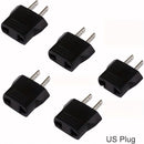 Adaptador de Energía para Viaje UE a EE.UU., 2 piezas/1 pieza, Adaptador de Enchufe de 2 Pines Convertidor de CA