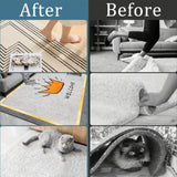 4/8/16/20piezas Cinta de sujeción de alfombra antideslizante - Lavable, Reutilizable, Adhesivo de doble cara para pisos de madera dura y baldosas