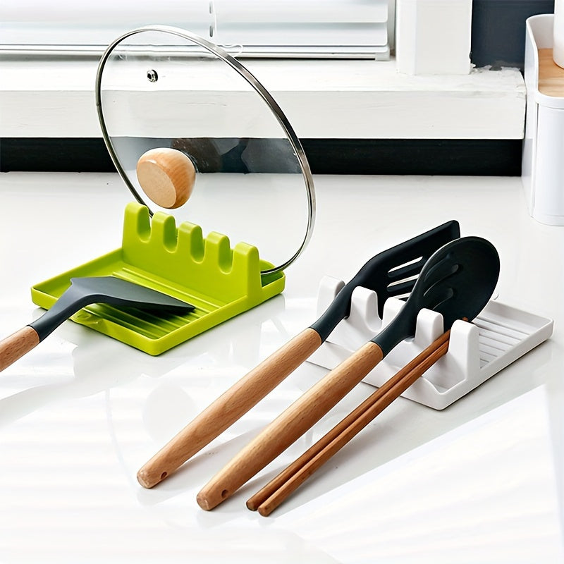 1/2 piezas, Soporte para Utensilios de Cocina, Organizador de Cucharas y Cubiertos, Ideal para Espátulas, Cuchara de Mango Largo, Clip para Tenedores, Tenedor, Multifuncional, Porta Tapas de Ollas, Sopera, Palillos, Hogar o Restaurante