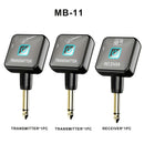 Sistema de guitarra inalámbrico 2.4GHz Transmisor y receptor de guitarra inalámbrico 4 canales de señal, adecuado para instrumentos electrónicos de guitarra y bajo