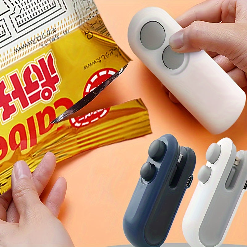 Máquina Selladora Nueva Pequeña Portátil para Aperitivos, Artefacto de Prensa Manual para Bolsas de Plástico en Casa
