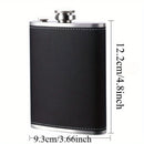 1 unidad, botella de 8 onzas para licor, termo de acero inoxidable, botella portátil para bebidas, ideal para whisky, bourbon, coñac, vodka, ginebra y tequila, accesorios de viaje, artículos para el hogar y cocina, regalo original para hombres, regalo pa