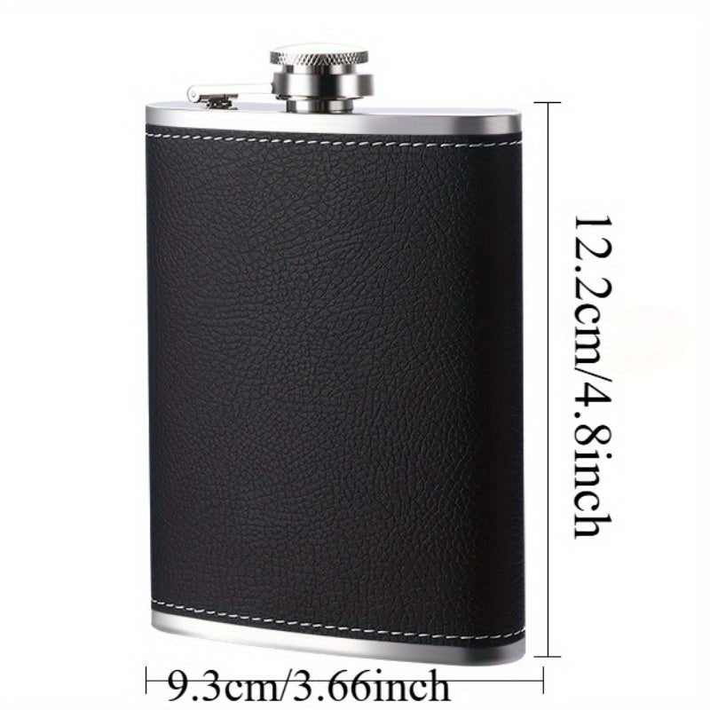 1 unidad, botella de 8 onzas para licor, termo de acero inoxidable, botella portátil para bebidas, ideal para whisky, bourbon, coñac, vodka, ginebra y tequila, accesorios de viaje, artículos para el hogar y cocina, regalo original para hombres, regalo pa