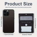 Luces de Pared Solares con Sensor de Movimiento 30LED, IP44, Lámpara Solar Exterior de 800mAh para Jardín y Garaje