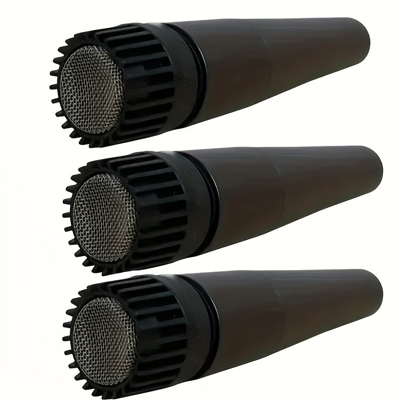 Microfono Dinámico M57 - Calidad Profesional, Portátil y de Mano con Diseño Clip-on para Presentaciones en Vivo y Grabacións, Ideal para Baterías y Amplificadores