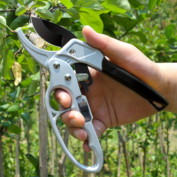 Tijeras de Podar de Jardín de Acero al Carbono de 20mm con Mango Ergonómico Antideslizante – Herramienta de Recorte Manual de Estilo Clásico para Ramas, Arbustos y Árboles Frutales – 1pc, Herramienta de Podar para Jardín | Tijeras de Recorte de Precisión