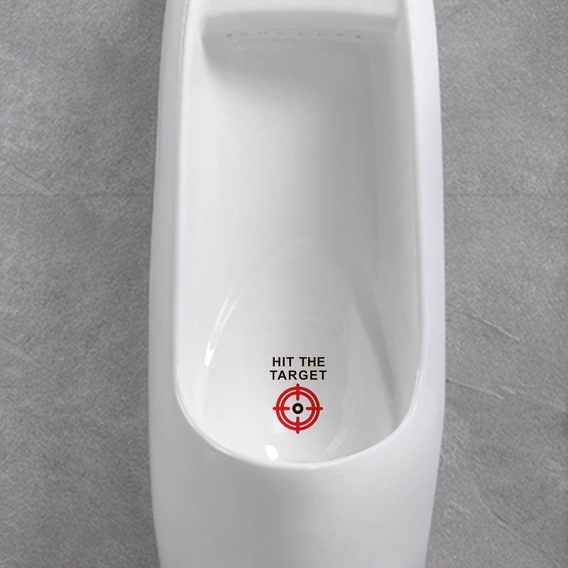 1 Unidad, Pegatina Para El Baño, Para El Inodoro, Icono Para Orinar, Para Baños Públicos, Pegatinas Para Inodoros De Pie, Tamaño Adecuado, Fácil De Pegar