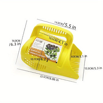 1pc Herramienta Portátil para Recolección de Arándanos sin Batería - Cosechadora Ergonómica de Plástico con Diseño Suave para Ramas, Ideal para Huertos, Jardines y Uso Doméstico, Equipo Eficiente para Cosecha Manual, Cosechador de Mano, Accesorio para Af
