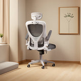 Butaca Ergonómica Ajustable de 13 Posiciones - Inclinación Manual de 11 Niveles, Malla Transpirable, Soporte Lumbar y Base Giratoria para Oficina o Hogar, Ideal para Todas las Estaciones (12 Meses)