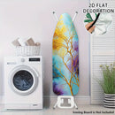 2D Plano, 2Dflat Diseño Cubierta de Tablero de Planchar, Cubierta de Polvo de Tablero de Planchar Lavable, Fácil de Instalar, Se Ajusta a la Mayoría de Tamaños Estándar de Tablero de Planchar, Accesorios de Planchar, Decoración del Hogar de Verano y Otoñ