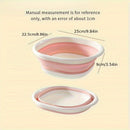 1 pieza, lavabo plegable pequeño para mujeres, ideal para ropa interior y calcetines, diseño rosa lindo, plegable que ahorra espacio, portátil para viajes y almacenamiento, solo lavado a mano, no necesita electricidad, fregadero portátil, artículos esenc