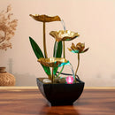 Pequeña Fuente Interior con Circulación Automática, Humidificador Decorativo de Escritorio para Sala de Estar y Dormitorio, Artesanías Relajantes