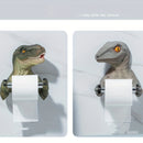 1 Unidad, Soporte De Papel Para Colgar En La Pared Con Diseño De Dinosaurio, Soporte Para Papel Higiénico Montado En La Pared, Decoración Para El Baño