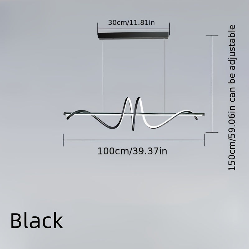 Linterna colgante LED moderna con pantalla de aluminio para techo, adecuada para iluminación urbana y ambiental - cableada, luz blanca neutra o cálida ajustable, 110V-240V, ideal para restaurantes, cafeterías y oficinas