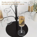 Soporte de árbol de bebidas de metal de 12 tazas - Exhibidor de bar desmontable para whiskey, bebidas, champán y más, soporte de bebidas para fiestas | Soporte de metal elegante | Diseño desmontable