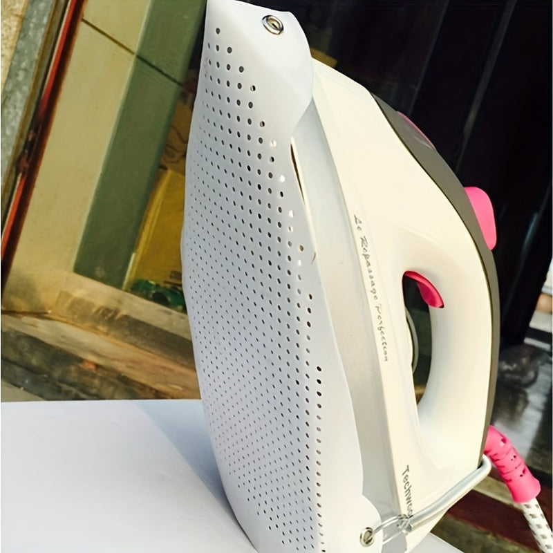 1pz Bota de Ayuda para Planchar Universales en PVC, Protector de Zapato Antiquemado de PTFE, Cubierta Protectora de Base para Máquina de Planchar Ropa, con Accesorios de Vapor Doméstico