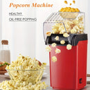 Esta máquina de palomitas funciona a 110V-130V con un enchufe estadounidense. Puede hacer palomitas y soja, cuenta con una base antiadherente para una fácil limpieza y está diseñada para uso doméstico con una operación sencilla. Utiliza viento eléctrico