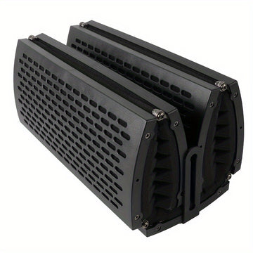 Micrófono de Estudio de Grabación Profesional, Estudio Acústico, Diseño Portátil de Tres a Cinco Puertas, Material ABS, Compatible con Interfaz XLR, Reducción de Ruido y Absorción de Sonido, Adecuado para Estudios de Grabación, Talleres de Canto y Config