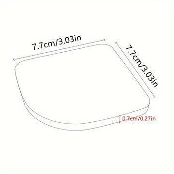 4 Piezas, Almohadillas Estabilizadoras Antideslizantes, Alfombrilla Universal Antideslizante Para Muebles Y Lavadora, Protector De Suelo Silencioso, Plástico Duradero