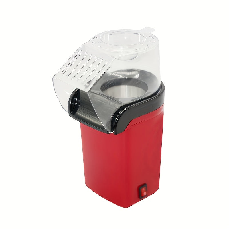 Mini máquina eléctrica de palomitas casera tipo sopladora. Baja ruido, duradera y portátil. Sin necesidad de aceite. Fácil de limpiar, segura y saludable. Ideal para noches de cine en familia y fiestas de cumpleaños. Un regalo perfecto de Halloween para