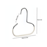 2 ganchos para sombreros, de metal, organizador de bufandas, cinturones, sostenes y bolsos