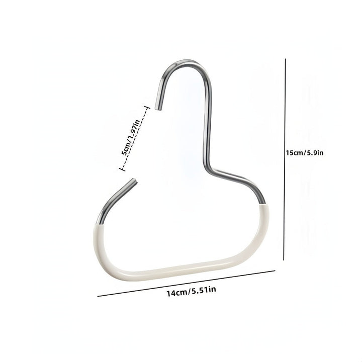2 ganchos para sombreros, de metal, organizador de bufandas, cinturones, sostenes y bolsos