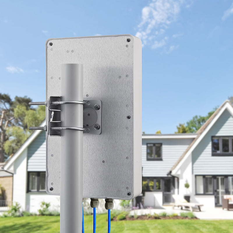 Antena de rango largo al aire libre 5G/4G/LTE 4x4 MIMO, 698-4000MHz - Ganancia de 5DBi, alta calidad, señal potente para routers y puntos de acceso, antena 5G, antena portátil, diseño compacto, construcción duradera.