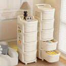 1 pieza de organizador de almacenamiento rectangular de polipropileno, cajón de varios niveles con ruedas, no, lavable a mano, material plástico, multiusos, para cocina, sala de estar, snacks y juguetes.