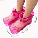 Baño de pies portátil, zapatillas de plástico para hombres y mujeres, adecuadas para uso en casa en el baño, lavabo de pies ahorrador de agua.