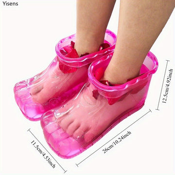 Baño de pies portátil, zapatillas de plástico para hombres y mujeres, adecuadas para uso en casa en el baño, lavabo de pies ahorrador de agua.