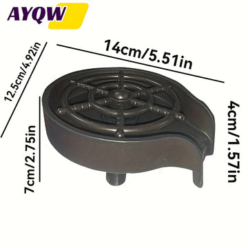 Lavavajillas de vidrio para fregadero de cocina a alta presión - Lavador automático de tazas y botellas con pulverizador de metal, limpieza rápida para biberones y utensilios de bar, incluye accesorios para grifo, limpieza eficiente, 1 unidad