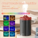 El humidificador de vapor volcánico ultrafrio Betreasure cuenta con una salida de niebla ultrasónica de 400ML, abordando de manera efectiva los entornos secos. Agregar aceites esenciales puede llenar la habitación de fragancia, y está listo para usar una