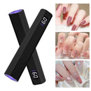 Mini luz para uñas con pantalla LED, recargable, secado rápido, compacta, portátil, mano y pie, solidifica todas las herramientas de arte de uñas en gel