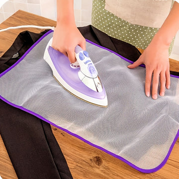 Alfombrilla de Planchar Duradera y Resistente al Calor con Fácil Deslizamiento - Distribución Uniforme del Calor Protege la Tela, Evita que Cremalleras y Botones se Salgan, Lavable a Máquina