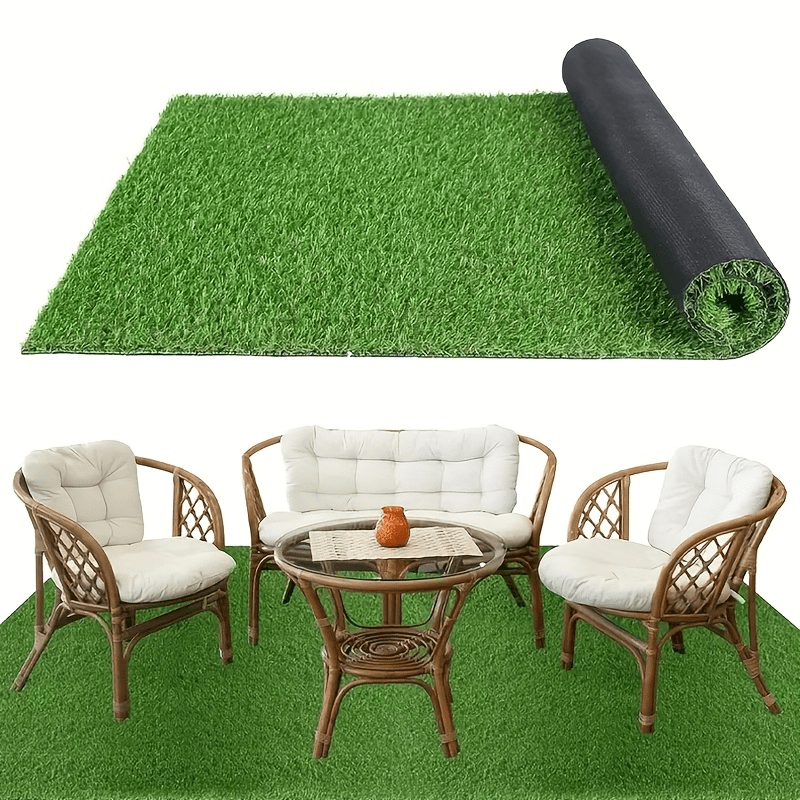 Césped artificial verde, 1 rollo de 200.0 x 150.01 cm o 200.0 x 100.0 cm o 199.97 x 50.01 cm, para canchas de fútbol, jardines, bodas, decoración de terrazas y RV, césped plástico para cercas