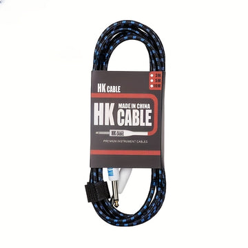 Cables para amplificador de guitarra eléctrica y bajo de alta calidad, varios estilos - 3.05 metros/6.1 metros, sonido de alta fidelidad, duraderos y con mayor flexibilidad, compatibles con todos los instrumentos
