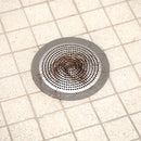 1 Pieza, Tapa De Desagüe De Acero Inoxidable, Colector De Pelo Con Forma Redonda Con Borde De Silicona, Para Bañera, Fregadero, Baño, Cocina