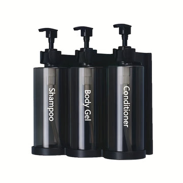 Dispensador de Jabón Montado en la Pared para Baño de Hotel, Gel de Ducha y Botella con Presión Manual